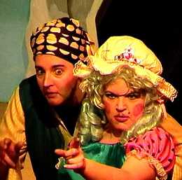 Nigel and Lisa in Sinbad the Sailor [Feb 2000]