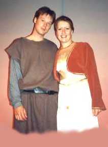 Simon R Price and Lara Tomlinson in Hereward [July 1995]