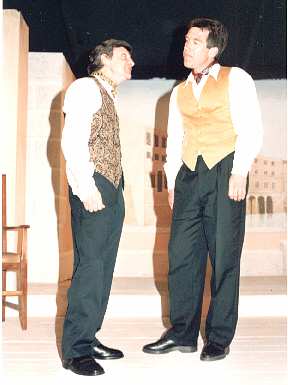 Tim and Keith in The Merchant of Venice [June 1993]