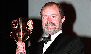 Jim Broadbent at the Venice Film Festival (Best Actor - Topsy Turvy)