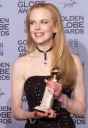 Nicole Kidman receives her award for Best Actress